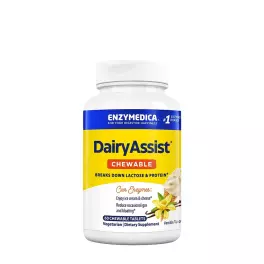   Enzymedica DairyAssist® Chewable (60 Žuvacia tableta, Vanilka)