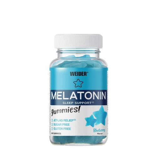 Weider Melatonin - Melatonin (60 Gumový cukor, Čučoriedka)