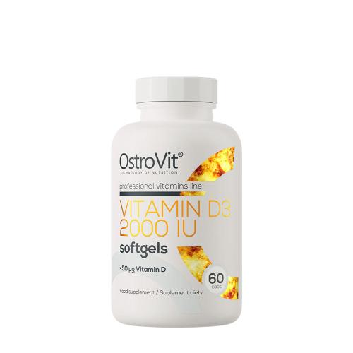 OstroVit Vitamin D3 2000 IU  (60 Mäkká kapsula)