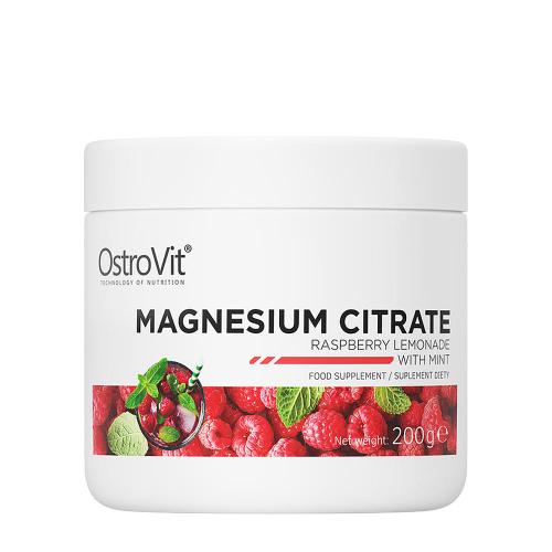 OstroVit Citrát horčíka - malinová limonáda s mätou (200 g)
