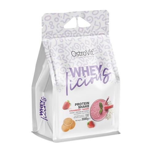 OstroVit WHEYlicious  (3 kg, Jahodové Oblátky)