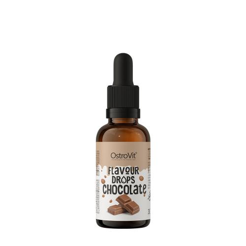 OstroVit Kvapky s príchuťou - Flavour Drops (30 ml, Čokoláda)