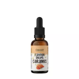   OstroVit Kvapky s príchuťou - Flavour Drops (30 ml, Karamel)