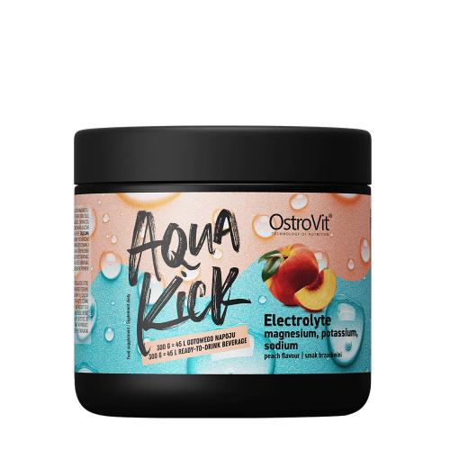 OstroVit Aqua Kick Elektrolyt - Aqua Kick Electrolyte (300 g, Broskyňa)