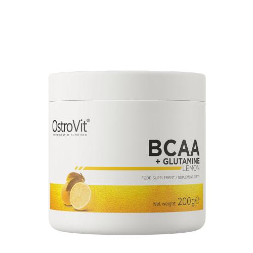 OstroVit BCAA + glutamín - BCAA + Glutamine (200 g, Citrón)