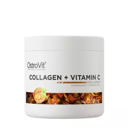   OstroVit Kolagén + vitamín C - Collagen + Vitamin C (200 g, Cola & Rum)