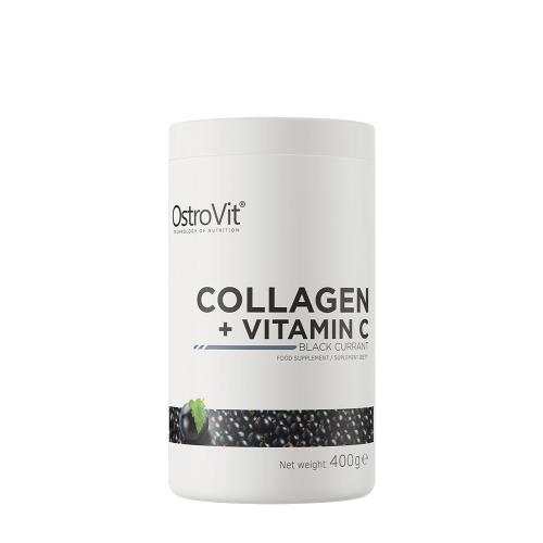 OstroVit Kolagén + vitamín C - Collagen + Vitamin C (400 g, Čierne ríbezle)