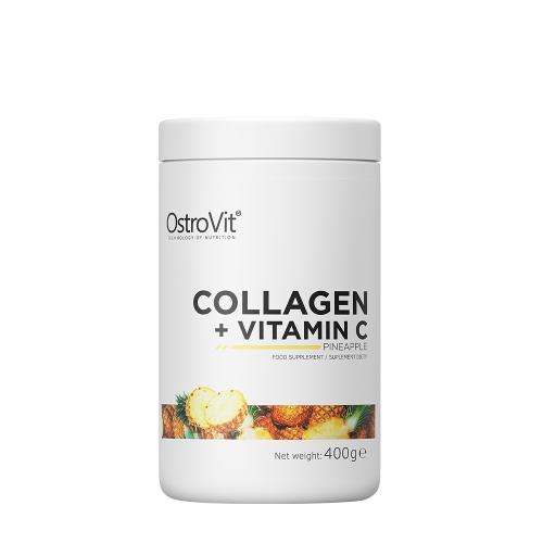 OstroVit Kolagén + vitamín C - Collagen + Vitamin C (400 g, Ananás)