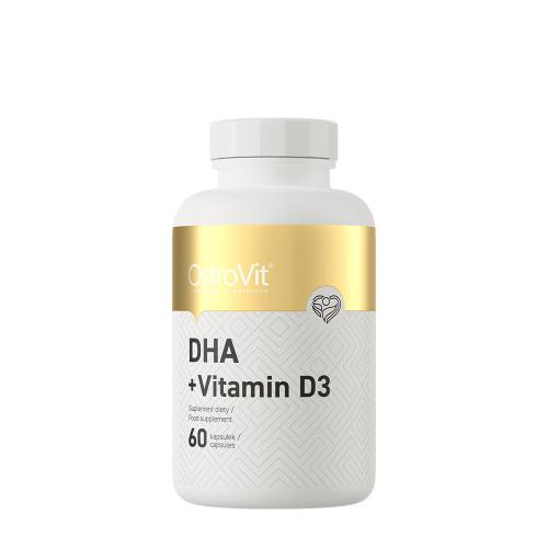 OstroVit DHA + VITAMÍN D3 - DHA + VITAMIN D3 (60 Kapsula)