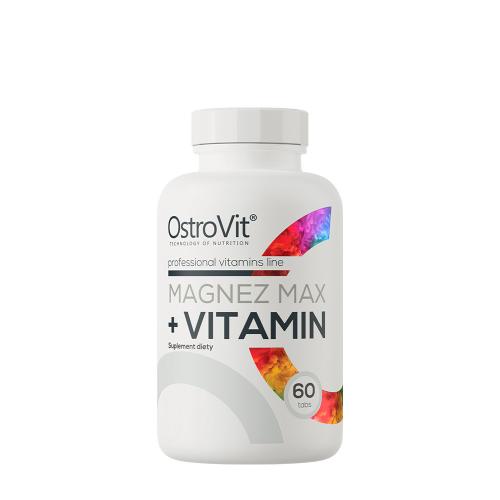 OstroVit Magnez MAX + vitamín - Magnez MAX + Vitamin (60 Tableta)