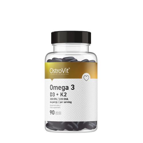 OstroVit Omega 3 D3 + K2 - Omega 3 D3 + K2 (90 Kapsula)