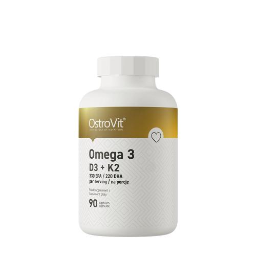 OstroVit Omega 3 D3 + K2 - Omega 3 D3 + K2 (90 Kapsula)