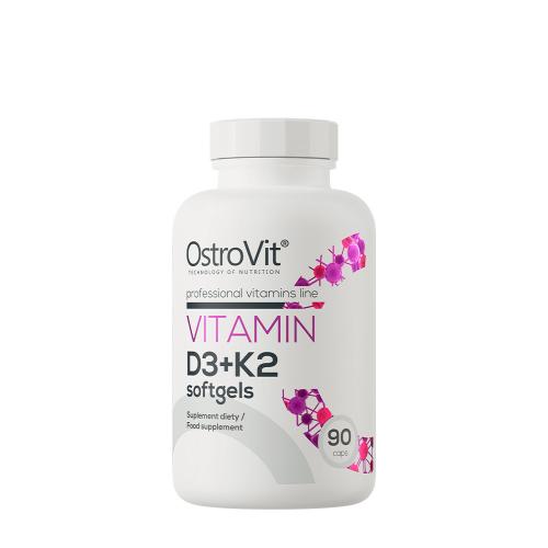 OstroVit Vitamín D3 + K2 - Vitamin D3 + K2 (90 Kapsula)