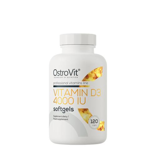 OstroVit Vitamín D3 4000 IU - Vitamin D3 4000 IU (120 Kapsula)