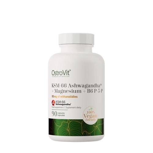 OstroVit KSM-66 Ashwagandha® + Magnesium + B6 P-5-P (90 Veg Kapsula)
