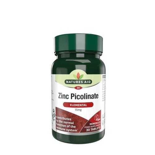 Natures Aid Pikolinát zinku 15 mg  (30 Tableta)