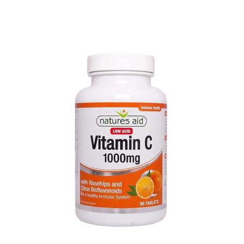 Natures Aid Vitamín C 1000 mg - nízkokyselinový (90 Tableta)