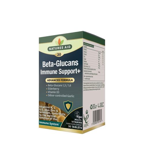 Natures Aid Beta-glukany Podpora imunity+  (30 Tableta)