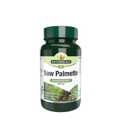 Natures Aid Saw Palmetto štandardizovaný 500 mg  (90 Tableta)