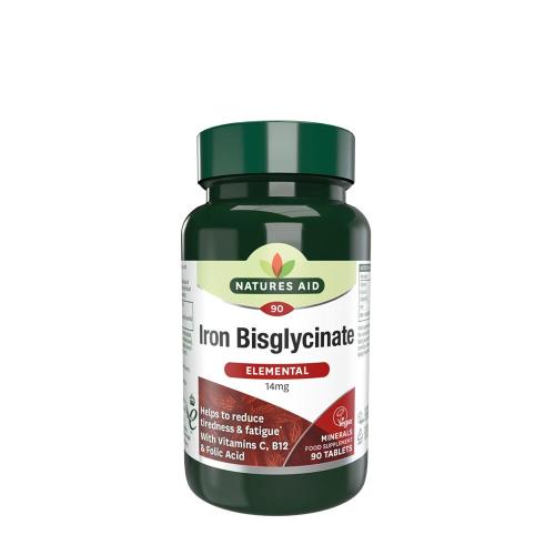 Natures Aid Bisglycinát železa (90 Tableta)