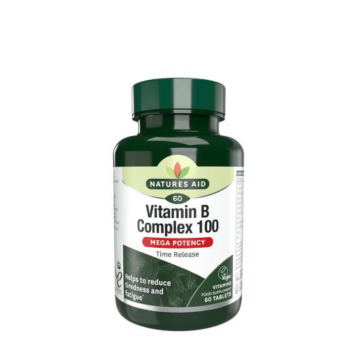 Natures Aid Komplex vitamínov B 100  (60 Tableta)