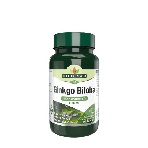 Natures Aid Ginkgo Biloba štandardizovaný 120 mg (90 Tableta)