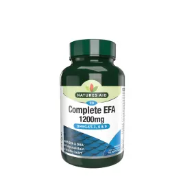  Natures Aid Kompletné EFA 1200 mg (Omega 3, 6 + 9)  (90 Mäkká kapsula)