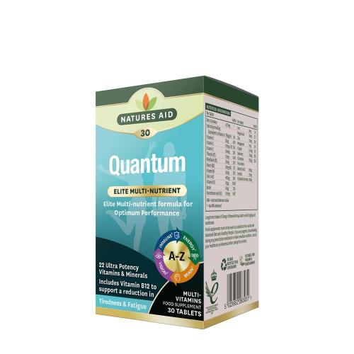 Natures Aid Quantum Multi-Vitamíny a minerály  (30 Tableta)
