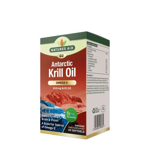 Natures Aid Antarctic Krill Oil 500 mg  (60 Mäkká kapsula)