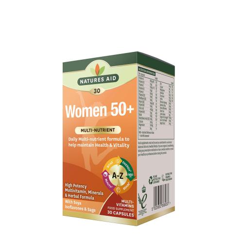 Natures Aid Multi-vitamíny a minerály pre ženy 50+  (30 Kapsula)