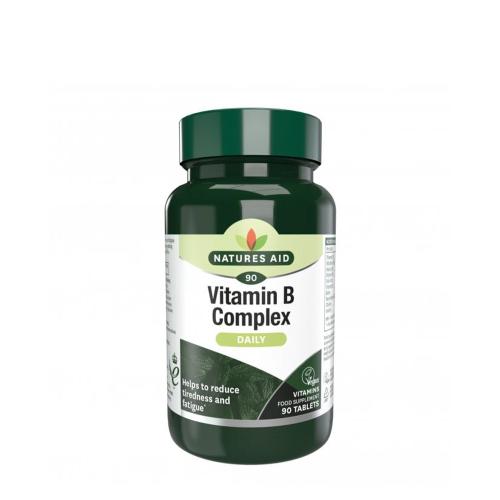 Natures Aid Komplex vitamínov B - Vitamin B Complex (90 Tableta)
