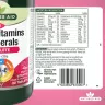 Natures Aid Kompletné multivitamíny a minerály - Complete Multi-Vitamins & Minerals (90 Tableta)