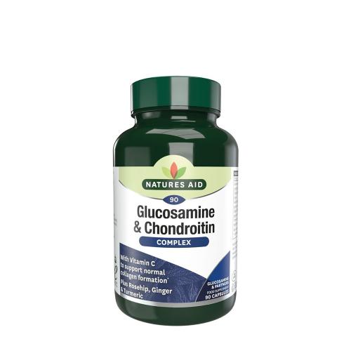 Natures Aid Glukosamín a chondroitín komplex - Glucosamine & Chondroitin Complex (90 Kapsula)