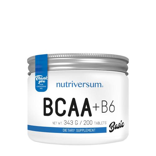 Nutriversum BCAA + B6 - ZÁKLADNÍ (200 Tableta)