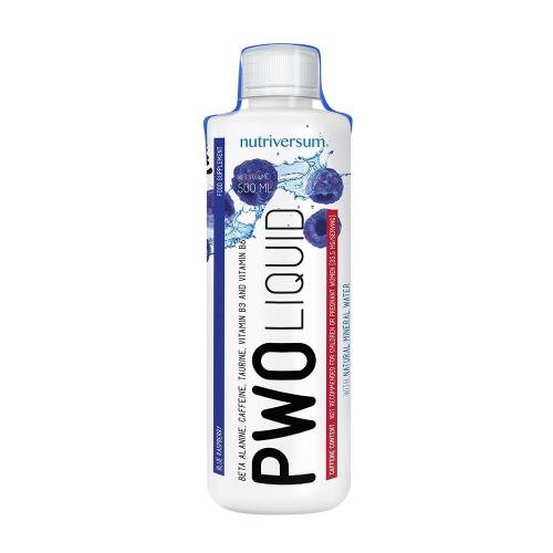Nutriversum PWO Liquid - FLOW (500 ml, Modrá malina)