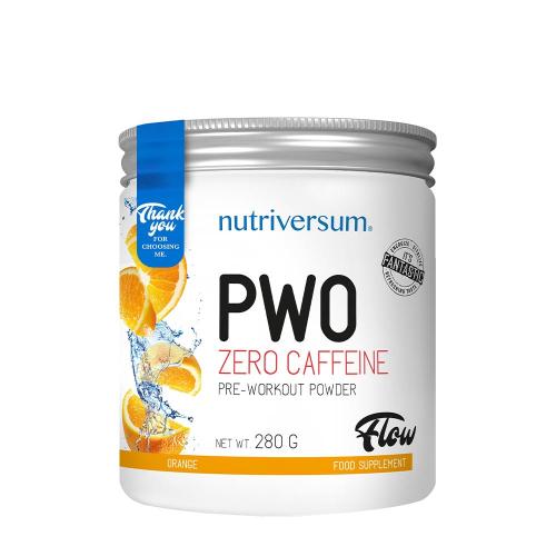 Nutriversum PWO bez kofeinu - FLOW  (280 g, Pomaranč)