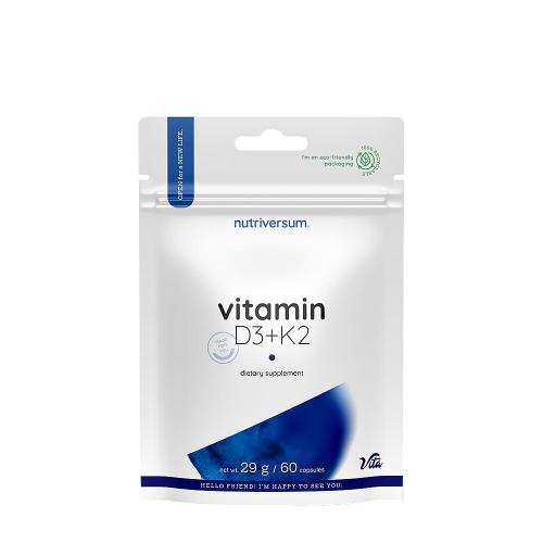 Nutriversum D3 + vitamín K2  (60 Kapsula)