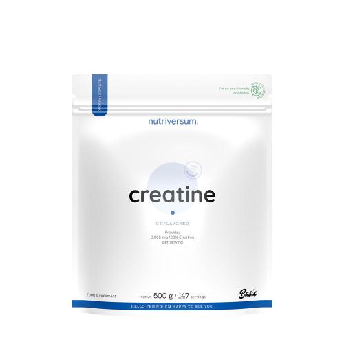 Nutriversum Kreatín - BASIC - Creatine - BASIC (500 g, Bez príchute)