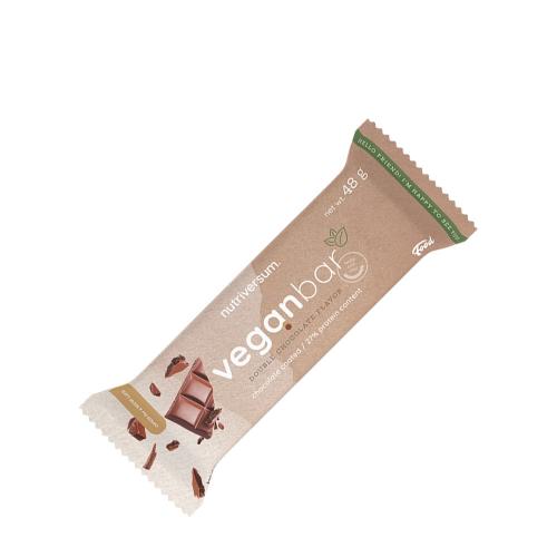 Nutriversum Vegan Protein Bar (48 g, Dvojitá čokoláda)