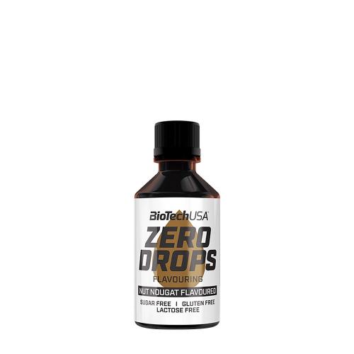 BioTechUSA Zero Drops  (50 ml, Orechový nugát)