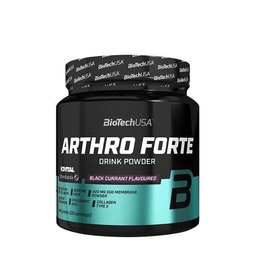 BioTechUSA Arthro Forte nápoj v prášku (340 g, Čierne ríbezle)