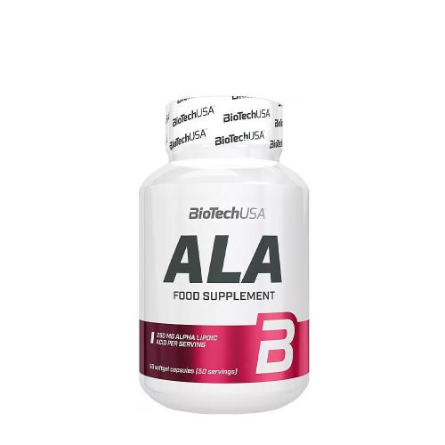 BioTechUSA ALA - 250 mg kyseliny alfa-lipoové  (50 Kapsula)