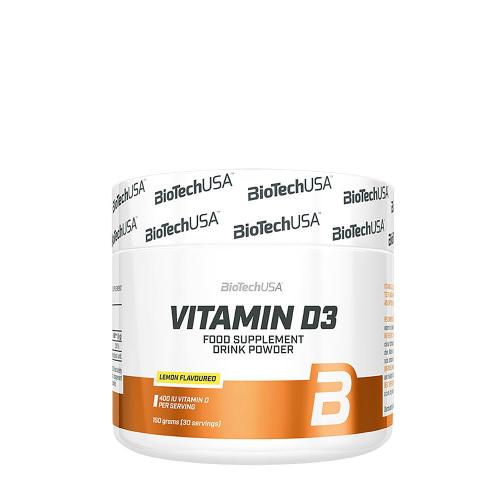 BioTechUSA Prášok na pitie vitamínu D3 (150 g, Citrón)