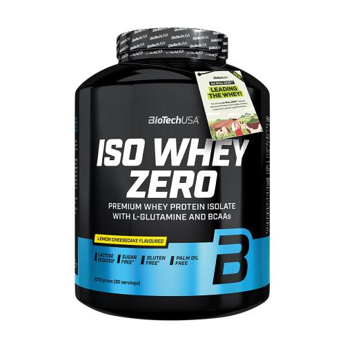 BioTechUSA Iso Whey Zero  (2270 g, Citrónový tvarohový koláč )