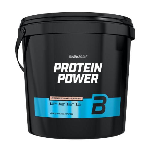 BioTechUSA Protein Power (4000 g, Jahodový banán)