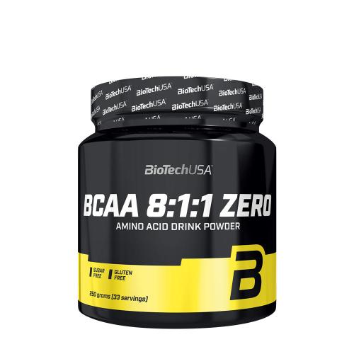 BioTechUSA BCAA 8:1:1 Zero (250 g, Modrá malina)