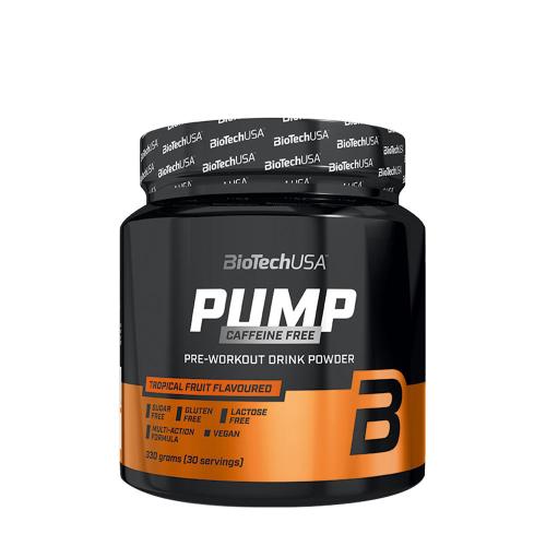 BioTechUSA Pump Caffeine Free (330 g, Tropické ovocie)