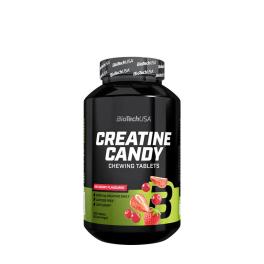   BioTechUSA Creatine Candy (240 žuvacích tabliet, Červené ovocie )