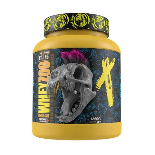 Zoomad Labs ZOOMAD LABS WHEY ZOO WITH DIGEZYME 45 SERVS (1.36 Kgs, Choco Latte) (1.36 kg, Vanilkový koláč)