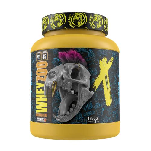 Zoomad Labs ZOOMAD LABS WHEY ZOO WITH DIGEZYME 45 SERVS (1.36 Kgs, Choco Latte) (1.36 kg, Mochachino)